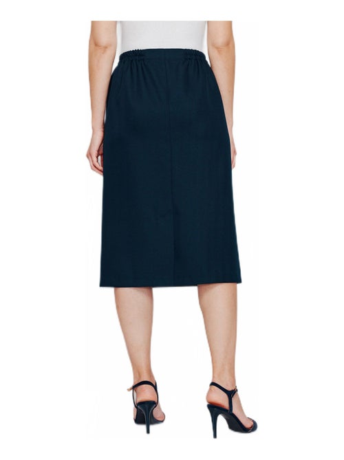 Falda larga recta de gabardina - Afibel - Kiabi