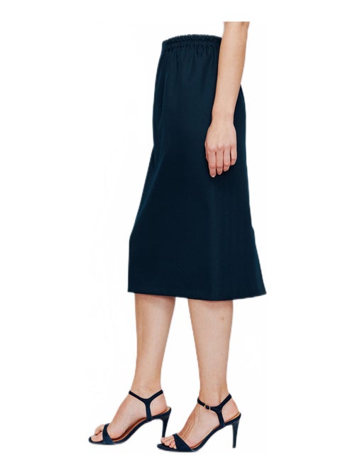 Falda larga recta de gabardina - Afibel - Kiabi