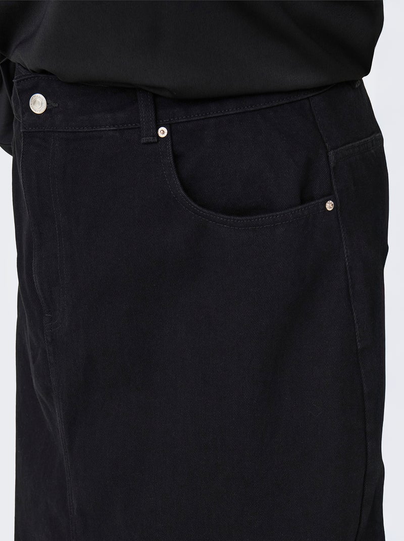 Falda larga vaquera  - 'Only CarmaKoma' NEGRO - Kiabi