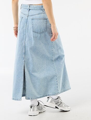 Falda larga vaquera