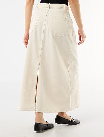 Falda larga vaquera