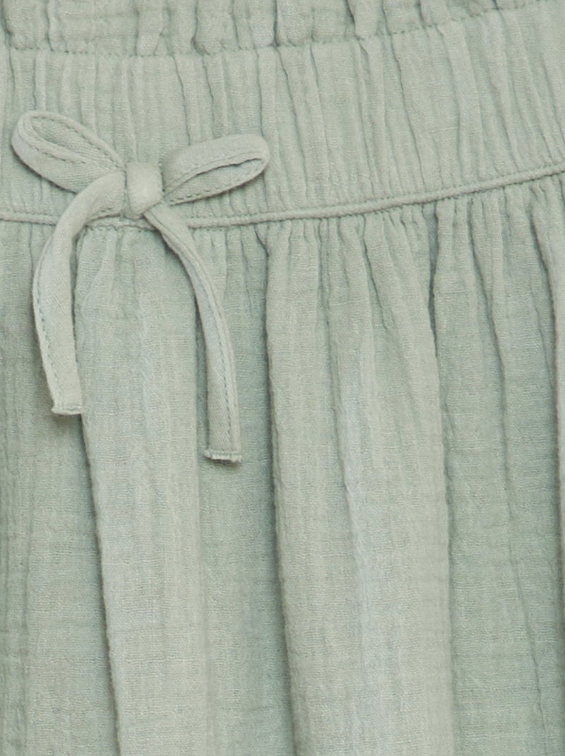 Falda larga VERDE - Kiabi