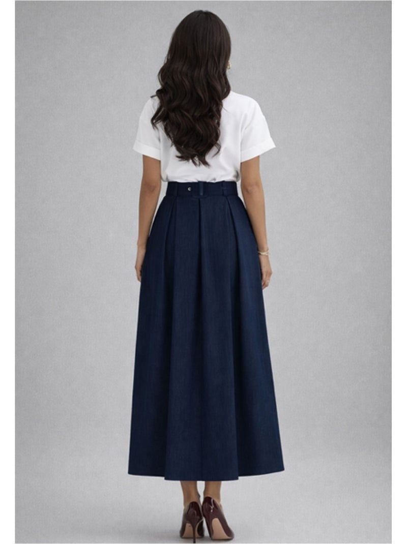 Falda larga Vero Moda Azul marino - Kiabi