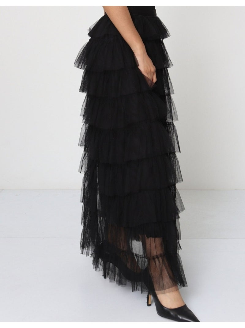 Falda larga Vero Moda Negro Negro - Kiabi