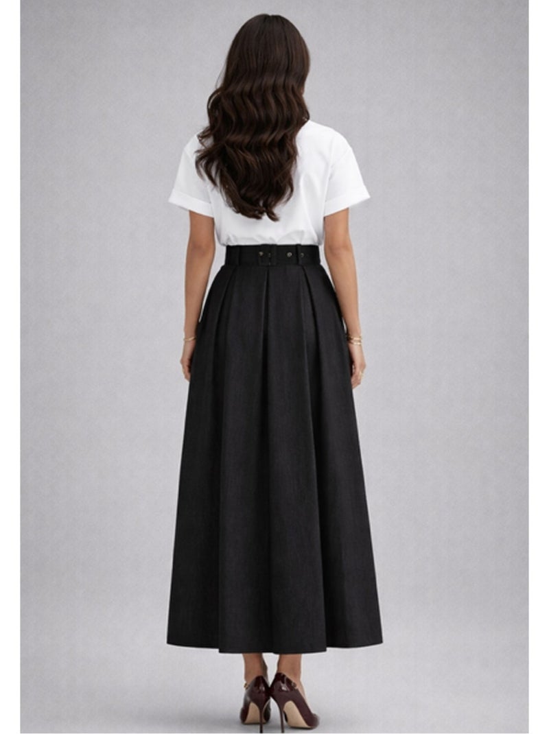 Falda larga Vero Moda Negro Negro - Kiabi