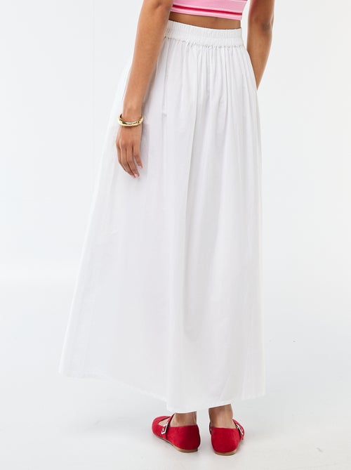 Falda larga y ancha acampanada - Kiabi