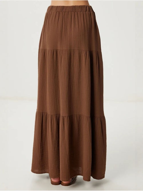 Falda maxi de talle alto y línea a istanbul - Kiabi Falda maxi de talle alto y línea a istanbul - Kiabi