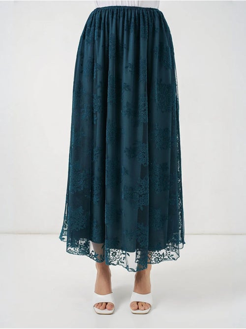 Falda maxi floral de cintura alta bdart - Kiabi Falda maxi floral de cintura alta bdart - Kiabi