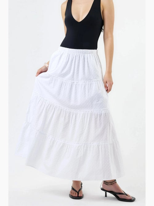 Falda maxi texturizada busem - Kiabi Falda maxi texturizada busem - Kiabi