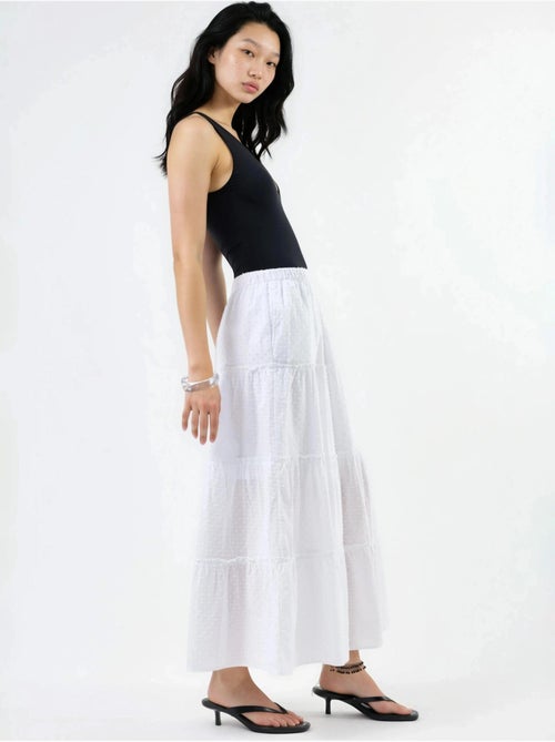 Falda maxi texturizada busem - Kiabi Falda maxi texturizada busem - Kiabi