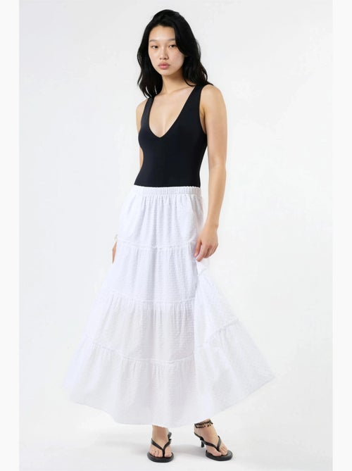 Falda maxi texturizada busem - Kiabi Falda maxi texturizada busem - Kiabi