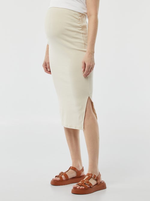 Falda midi ajustada - Kiabi