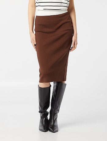 Falda midi ajustada