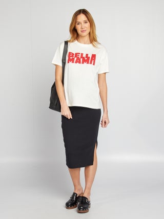 Falda midi ajustada