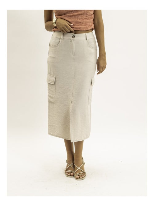 Falda midi cargo XILITA - Kiabi