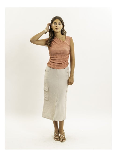Falda midi cargo XILITA - Kiabi