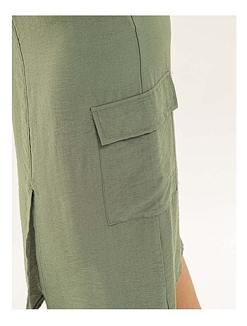 Falda midi cargo XILITA
