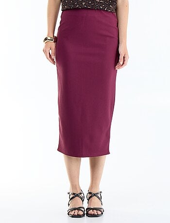 Falda midi corte lápiz