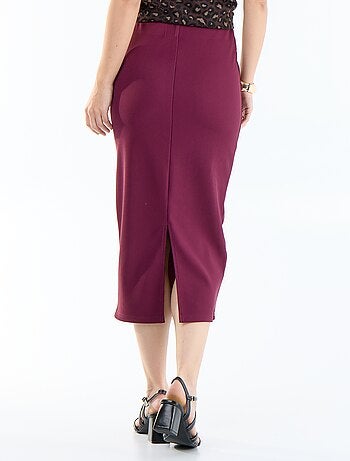 Falda midi corte lápiz