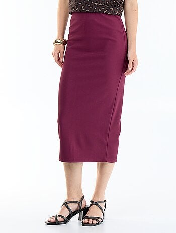 Falda midi corte lápiz