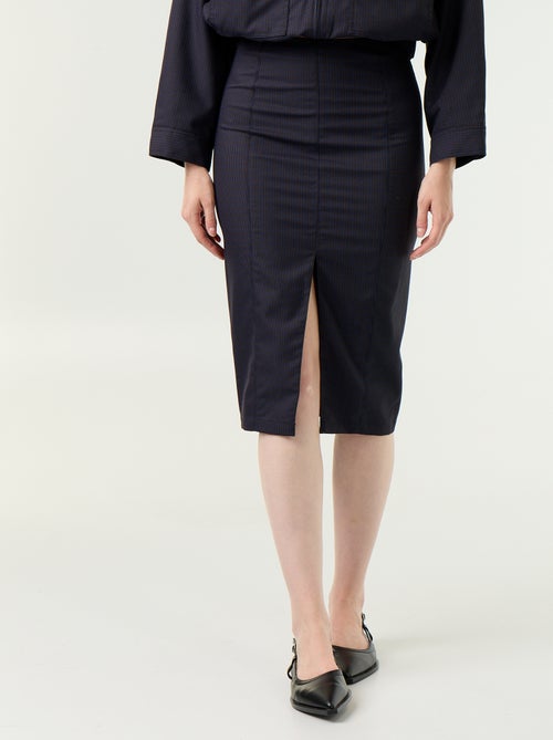 Falda midi de corte ajustado - Kiabi Falda midi de corte ajustado - Kiabi