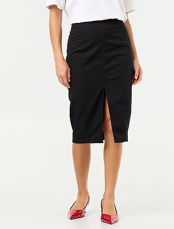 Falda midi de corte ajustado