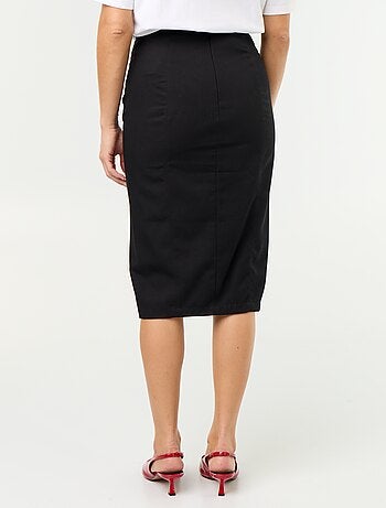 Falda midi de corte ajustado