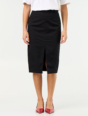 Falda midi de corte ajustado