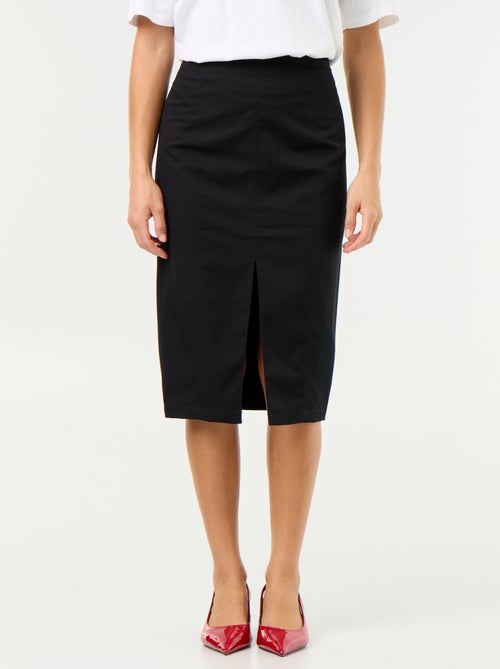Falda midi de corte ajustado - Kiabi