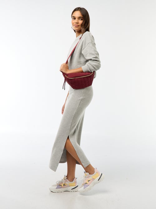 Falda midi de punto suave - Kiabi