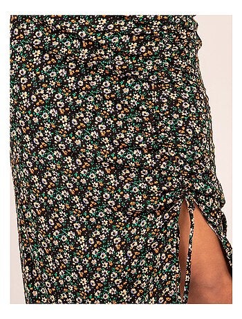 Falda midi estampada XANITA