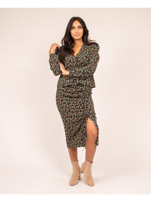 Falda midi estampada XANITA - Kiabi
