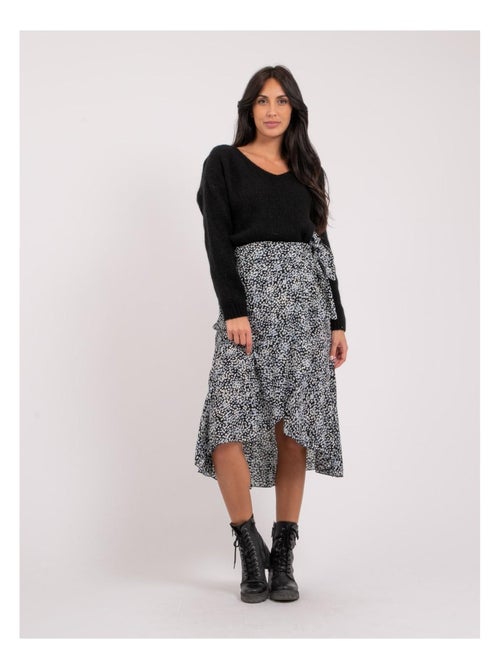 Falda midi estampada XISSA - Kiabi