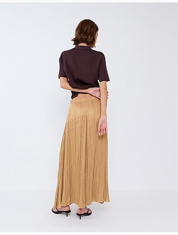 Falda midi fluida, mo fashion