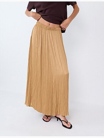 Falda midi fluida, mo fashion