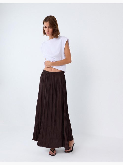 Falda midi fluida, mo fashion - Kiabi