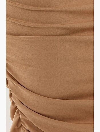 Falda midi fruncida hiccup