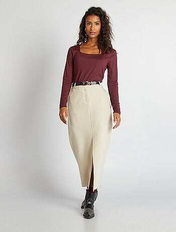 Falda midi