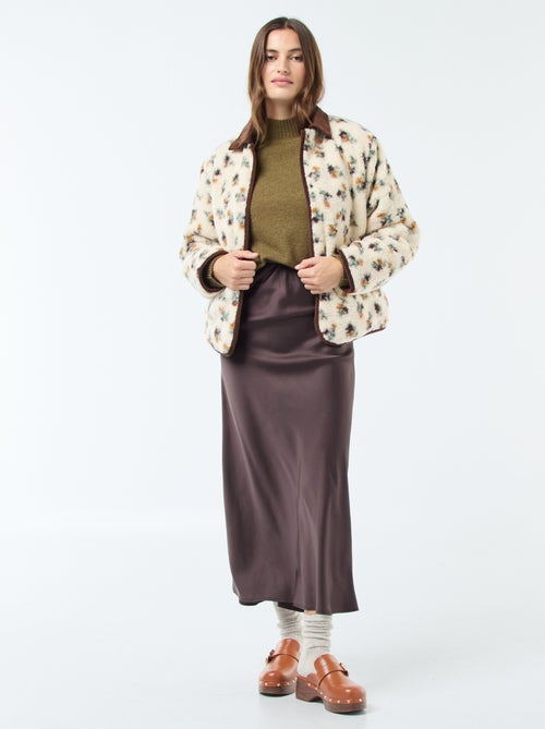 Falda midi ligera - Kiabi