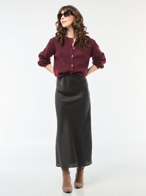 Falda midi ligera - Kiabi