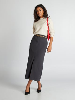 Falda midi