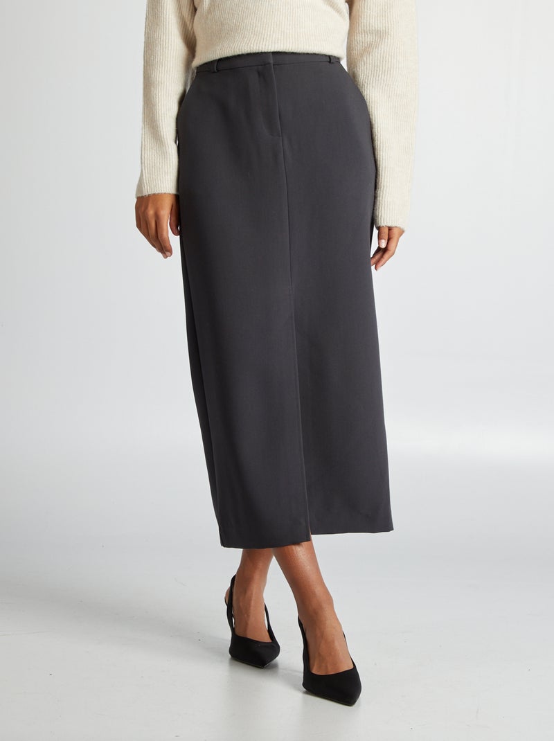 Falda midi NEGRO - Kiabi