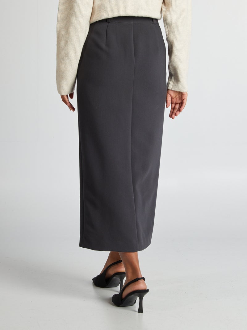 Falda midi NEGRO - Kiabi