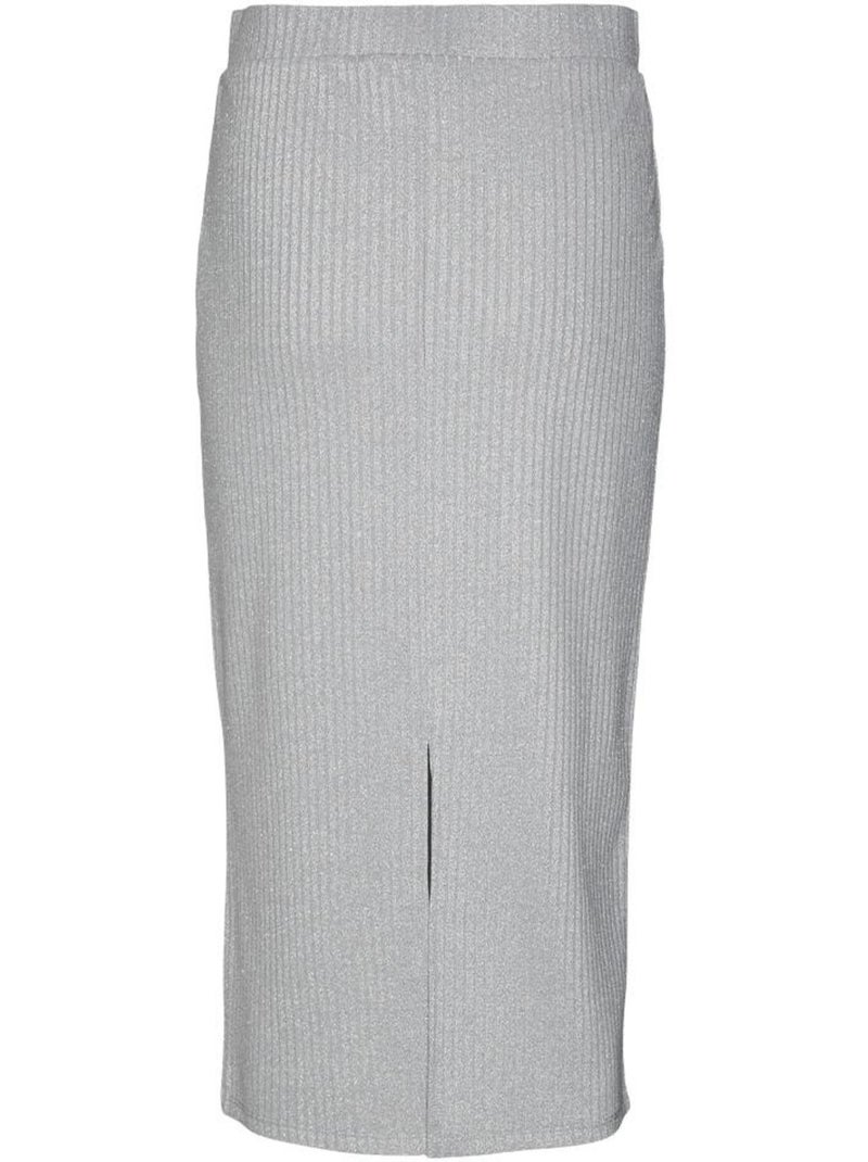 Falda midi vero moda para mujer Gris plateado - Kiabi