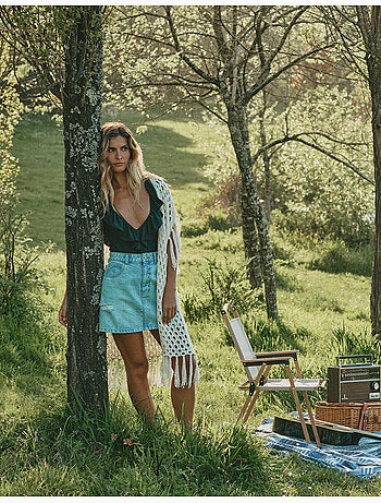Falda Mini Vaquera, MO Fashion