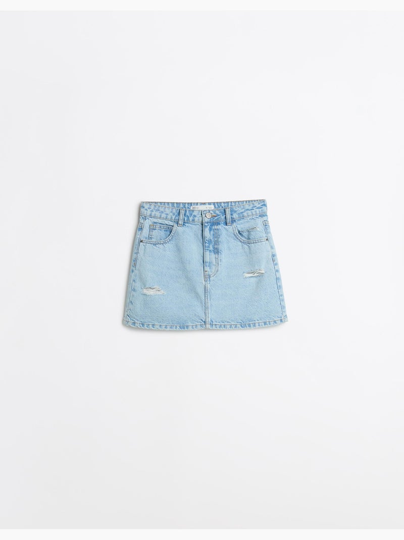 Falda Mini Vaquera, MO Fashion Azul - Kiabi
