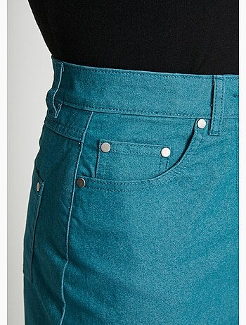 Falda MORPHOSTYLE en denim elástico de color - Afibel