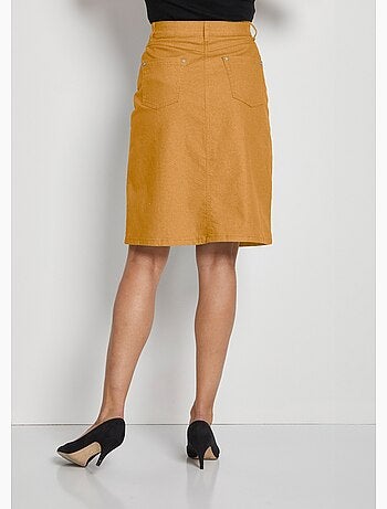 Falda MORPHOSTYLE en denim elástico de color