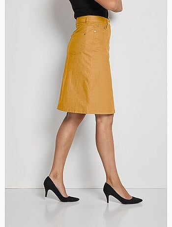 Falda MORPHOSTYLE en denim elástico de color