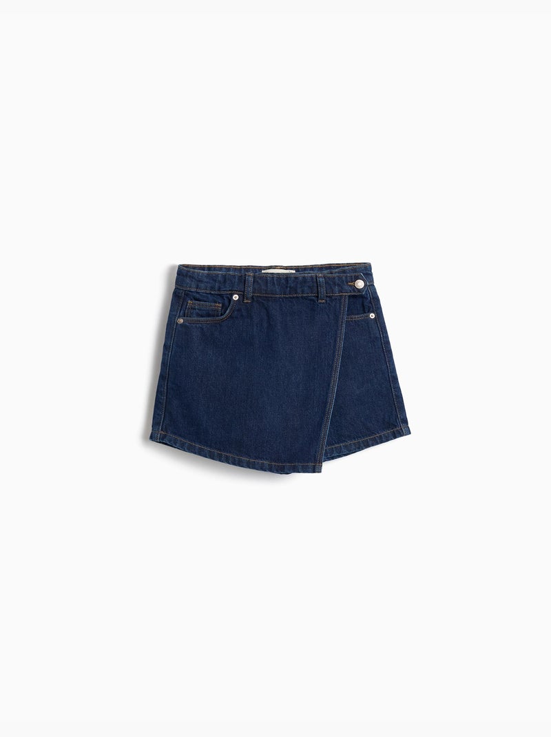 Falda pantal?n vaquera, MO Fashion Azul - Kiabi